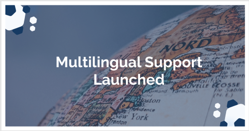 muli lingual support launched